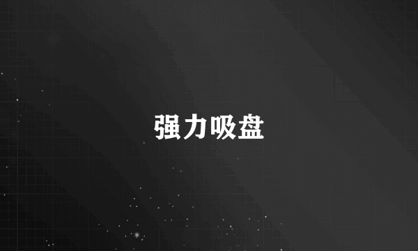 强力吸盘