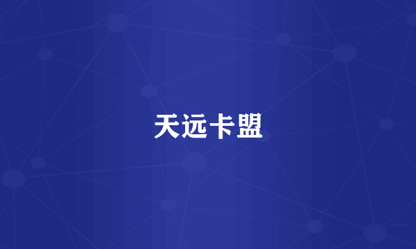 天远卡盟