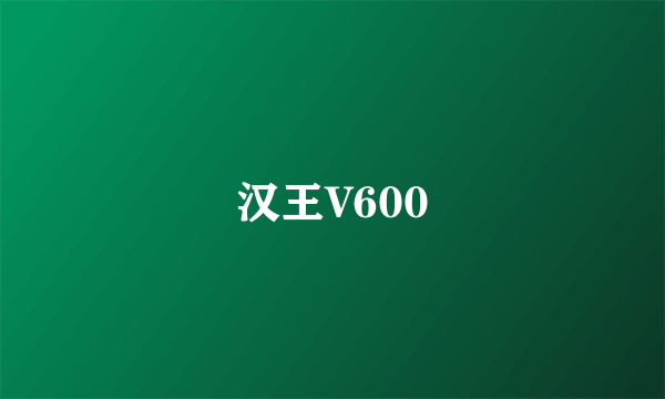 汉王V600