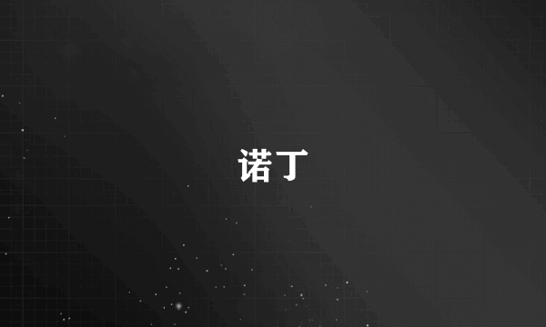 诺丁