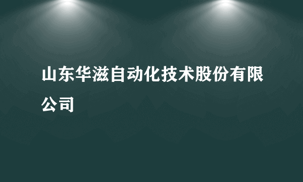 山东华滋自动化技术股份有限公司