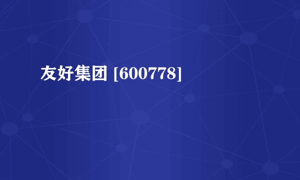 友好集团 [600778]