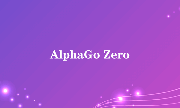 AlphaGo Zero