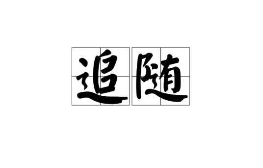 追随（汉语词汇）