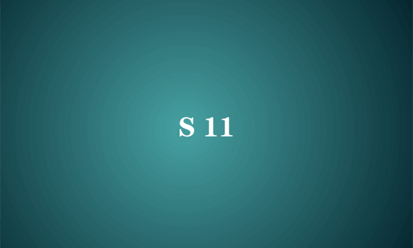 S 11