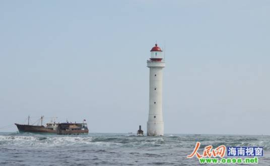 西沙北礁灯塔