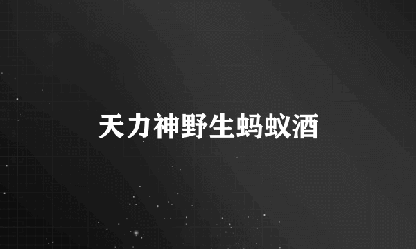 天力神野生蚂蚁酒