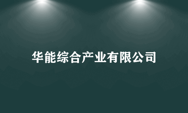 华能综合产业有限公司