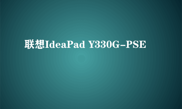 联想IdeaPad Y330G-PSE