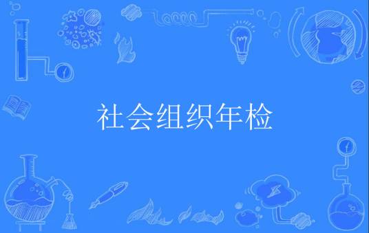 社会组织年检