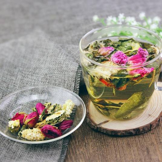 玫瑰荷叶瘦身茶