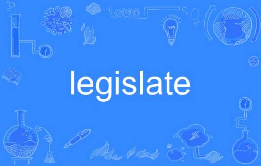 legislate