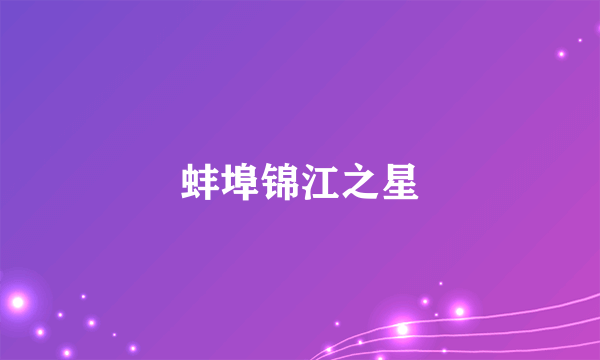 蚌埠锦江之星