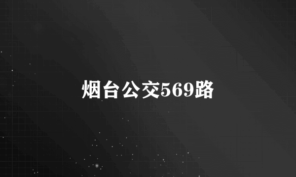 烟台公交569路