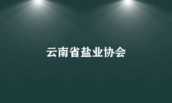 云南省盐业协会
