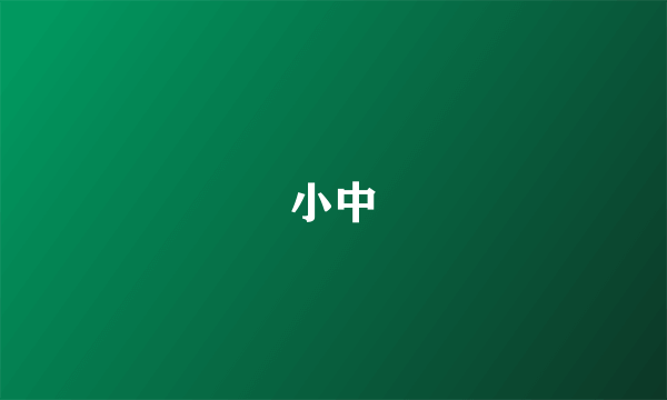 小中