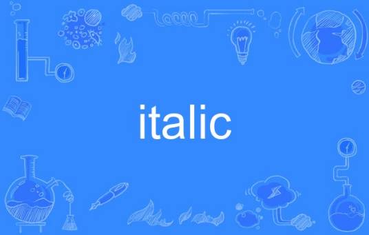 italic