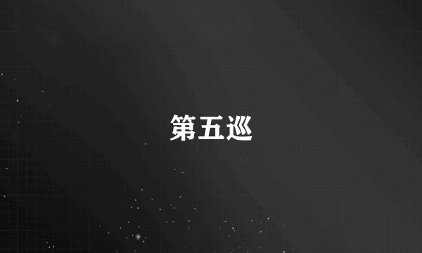 第五巡