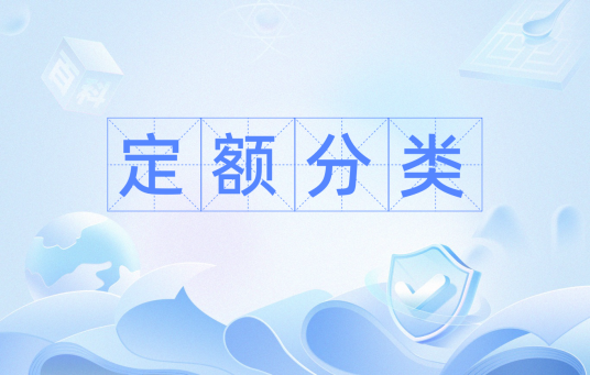 定额分类