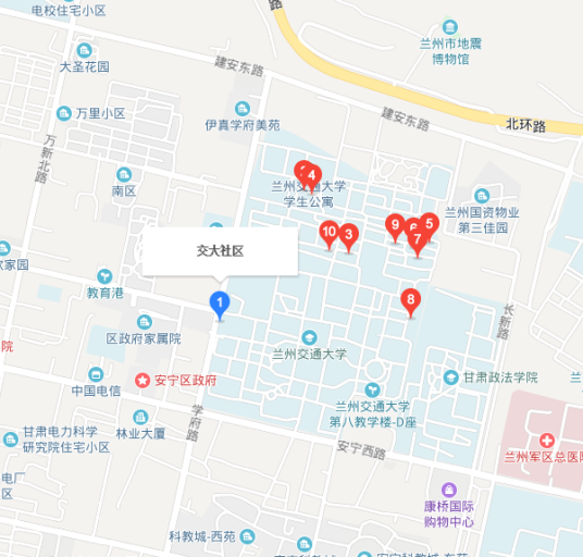 交大社区（兰州市安宁区西路街道下辖社区）