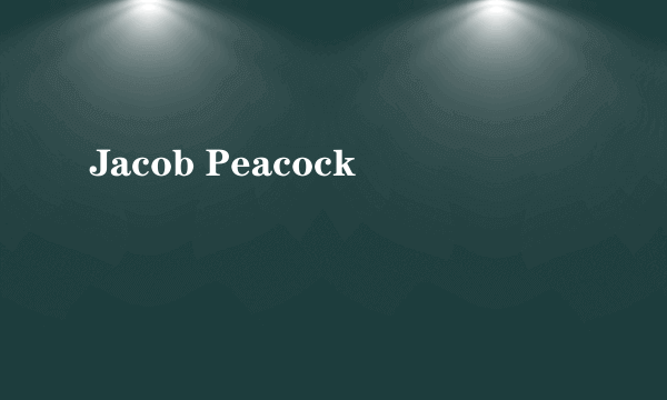Jacob Peacock