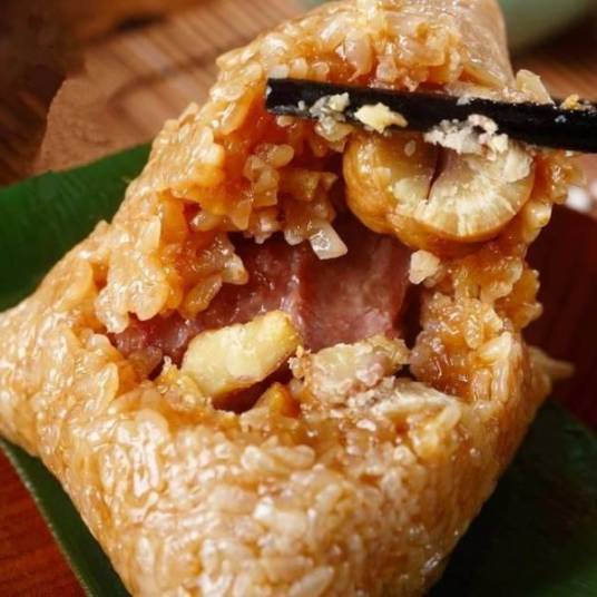 金华火腿栗子粽