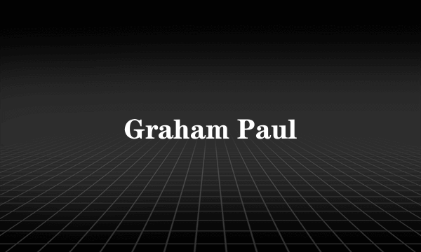 Graham Paul