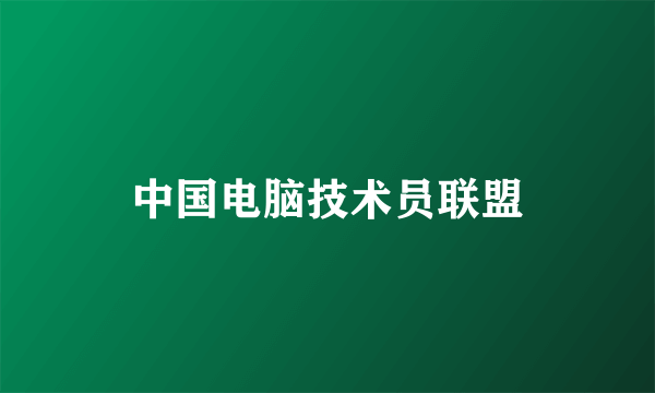 中国电脑技术员联盟