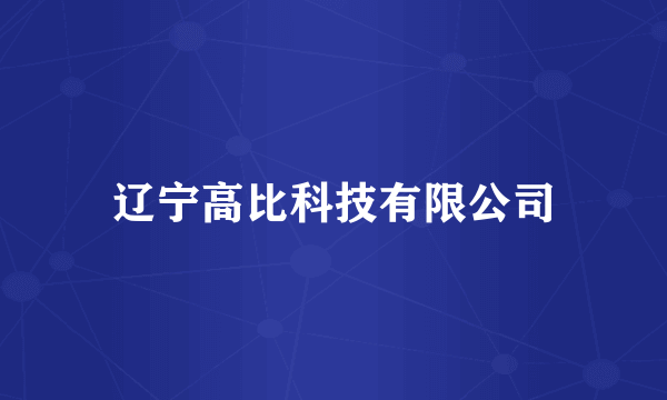 辽宁高比科技有限公司