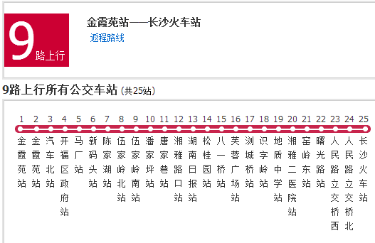 长沙公交9路