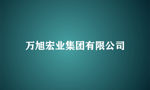万旭宏业集团有限公司