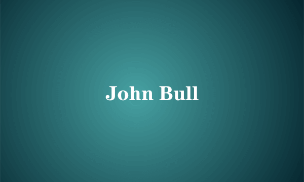 John Bull
