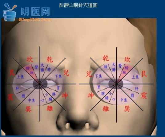 彭静山观眼识病眼针疗法