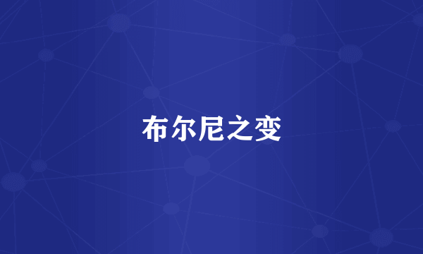 布尔尼之变