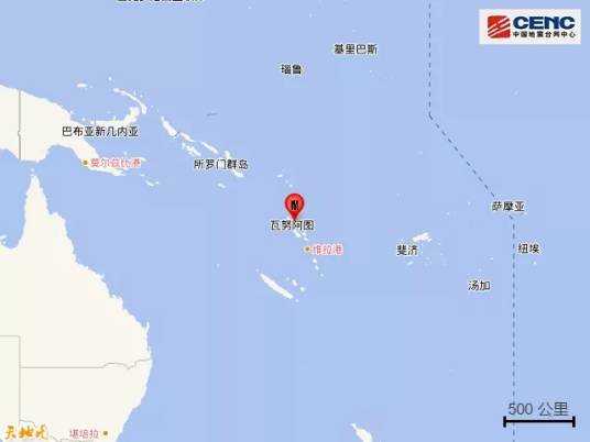 10·14瓦努阿图群岛地震