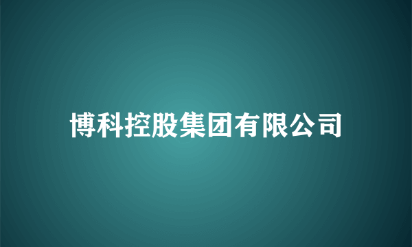 博科控股集团有限公司