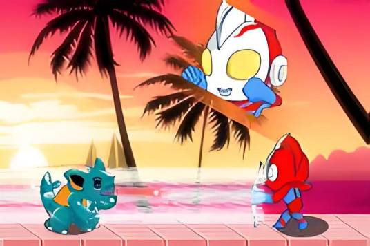 奥特曼大战小怪兽