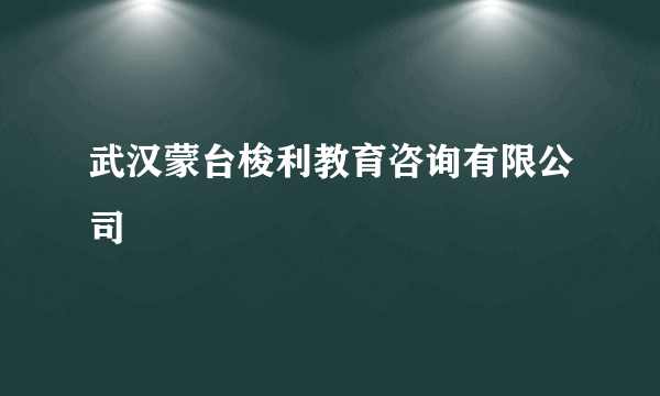 武汉蒙台梭利教育咨询有限公司