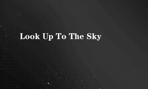 Look Up To The Sky