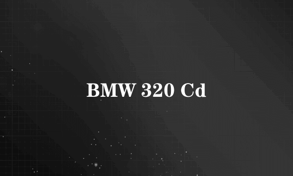BMW 320 Cd