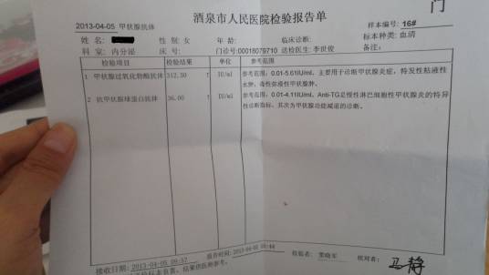 抗甲状腺球蛋白抗体