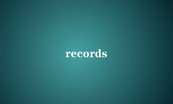 records