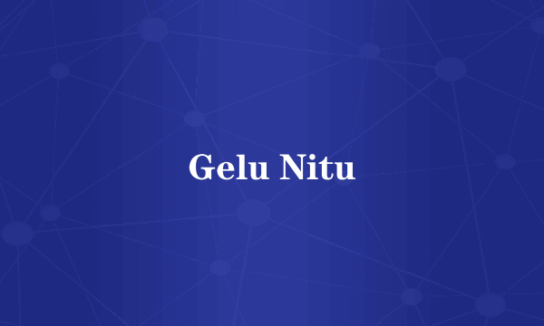 Gelu Nitu