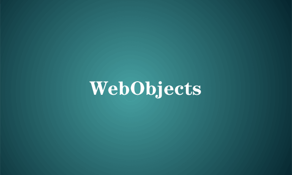 WebObjects