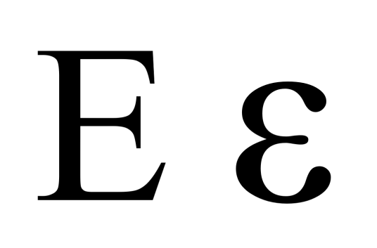 ε