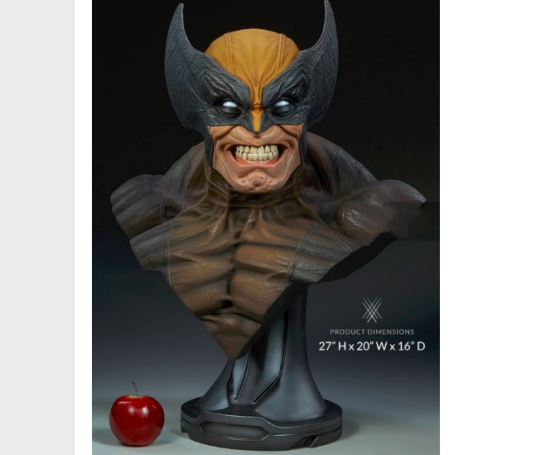 Sideshow 漫威 Wolverine/金刚狼 1:1胸像
