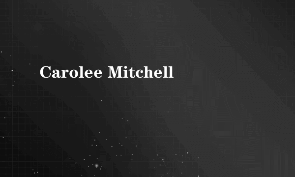 Carolee Mitchell