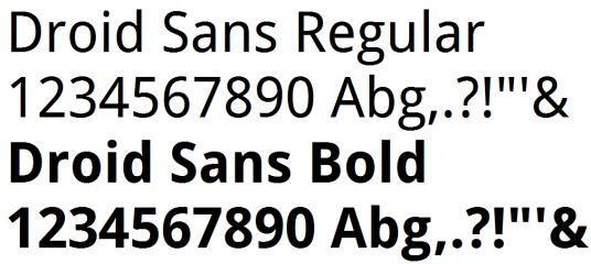 droid sans