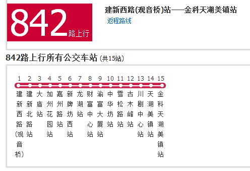 重庆公交842路