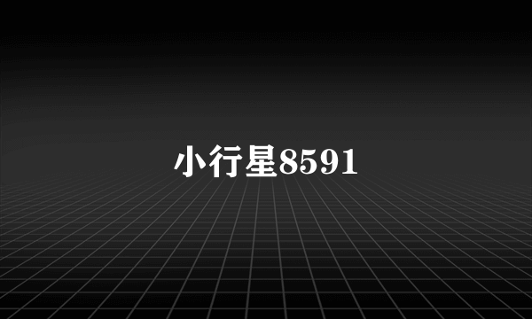 小行星8591